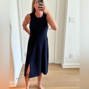 Vince Camuto Bias Cut Shift Dress with Slit. Size 10